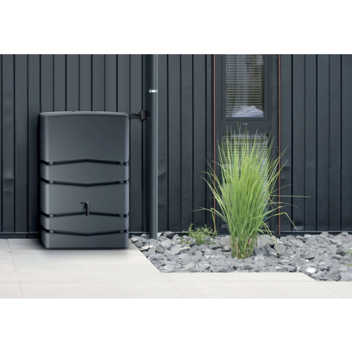 Zbiornik na deszczówkę deszczownica 350 l AQUA TOWER - antracyt