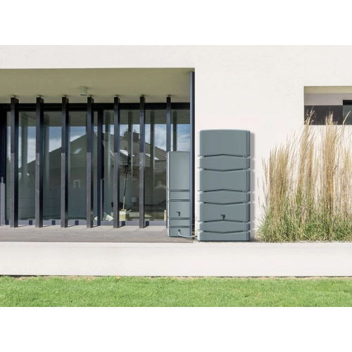 Zbiornik na deszczówkę deszczownica 650 l AQUA TOWER - antracyt