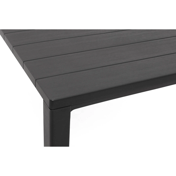 Stół ogrodowy 6-osobowy JULIE 2 150 x 90 cm - grafitowy, KETER