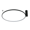 Plafon Ring L czarny LED CCT