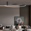 Plafon Ring L czarny LED CCT