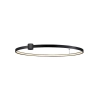 Plafon Ring L czarny LED CCT
