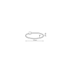Plafon Ring L czarny LED CCT