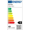 Lampa wisząca Ring 80 cm czarna LED CCT