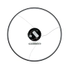 Lampa wisząca Ring 66 cm czarna LED CCT