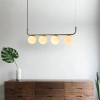 Lampa wisząca Alisa złota 4xE14