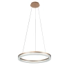 Lampa wisząca Midway Cristal Triangle złoto - transparentna LED CCT