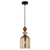 Lampa wisząca Tropea bursztynowa 1xE27