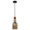 Lampa wisząca Tropea bursztynowa 1xE27