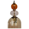 Lampa wisząca Tropea bursztynowa 1xE27