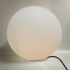 Lampa ogrodowa Gaja 30 cm biała 1xE27