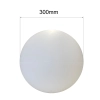 Lampa ogrodowa Gaja 30 cm biała 1xE27