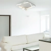 Plafon Parma 2 kwadratowy biały 2xGU10 LED CCT