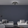 Plafon Parma 3 okrągły czarny 3xGU10 LED CCT