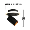 Spot Parma 1 czarny 1xGU10 LED CCT