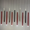 Lampa wisząca Lungo 1 czerwona 1xG9