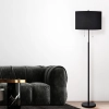 Lampa podłogowa Fogo czarna 2xE27