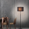 Lampa podłogowa Fogo czarna 2xE27