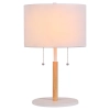 Lampa stołowa Fogo biała 2xE27