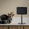 Lampa stołowa Fogo czarna 2xE27