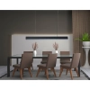 Lampa wisząca Cali L czarna Tuya LED CCT
