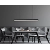 Lampa wisząca Luci M czarna Tuya LED CCT