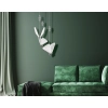 Lampa wisząca Mariposa 1 srebrna LED CCT
