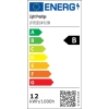 Kinkiet Linea 61 cm czarny LED CCT