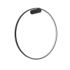 Kinkiet Mirror czarny LED CCT