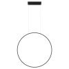 Lampa wisząca Mirror czarna LED CCT