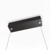 Lampa wisząca Mirror czarna LED CCT