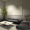 Lampa wisząca Mirror złota LED CCT