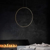 Lampa wisząca Mirror złota LED CCT