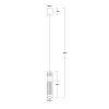 Lampa wisząca Ambiente złota LED CCT
