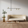Lampa wisząca Arizona czarno - złota 4xGU10
