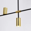 Lampa wisząca Arizona czarno - złota 4xGU10