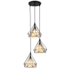 Lampa wisząca Nola czarna 3xE27