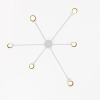 Lampa wisząca Snow 6 biała 6xGU10