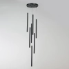 Lampa wisząca Lungo 7 czarna 7xG9