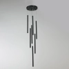Lampa wisząca Lungo 7 czarna 7xG9