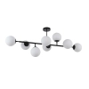 Lampa wisząca Dorado czarna 8xE14