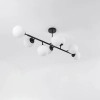 Lampa wisząca Dorado czarna 8xE14