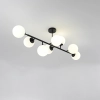 Lampa wisząca Dorado czarna 8xE14