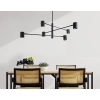 Lampa wisząca Snow 6 czarna 6xGU10