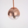 Lampa wisząca Palla miedziana 1xE14