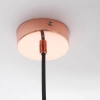 Lampa wisząca Palla miedziana 1xE14