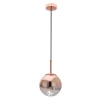 Lampa wisząca Palla miedziana 1xE14