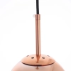 Lampa wisząca Palla miedziana 1xE14