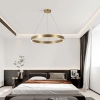 Lampa wisząca Midway Triangle złota LED 3000K