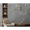 Lampa wisząca Snow 6 złota 6xGU10